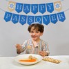 EVERMARKET Happy Passover Banner - Blue Cardboard Letter BANNER for