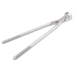 G.S 16" Serrated Jaw Forcep, Hand Crafted, Stainless Steel, Dental, Equine, G.S-V0022 Best Quality