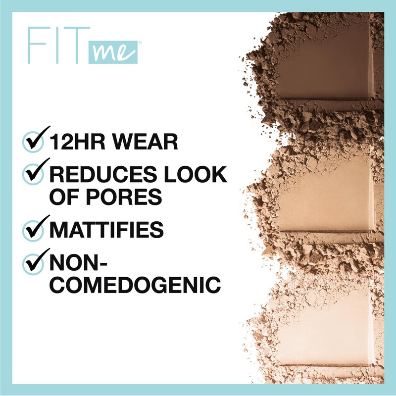 Maybelline New York Fit Me Mate + maquillaje en polvo