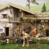 FADEDA German Shepherd, Height: 5 cm, Hand-painted, Detailed Nativity Scene