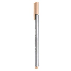 Staedtler triplus 334 Fine Pen Beige 1 Piece - Fine Pen (Beige, Fin, Beige, Grey, Triangle, Water-based Ink, Metal)