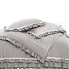 Lush Decor Ella Ruffle Lace Comforter, 3 Piece Set, Full/Queen,
