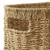 Casafield Woven Magazine Holder with Handles, Natural - Seagrass Storage