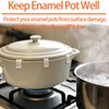 12pcs Dutch Oven Lid Protector Clips – Silicone Pot Lid