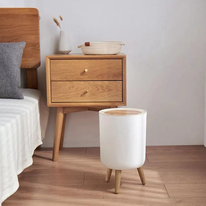 Generic Contenedor De Basura Bote De Basura De Plástico Papelera