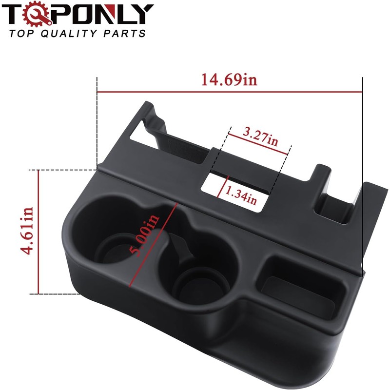 TQPONLY Cup Holder Attachment for Center Console | Compatible with