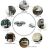 uxcell 40pcs Furniture Pads Round 3/4" Self-Stick Non-Slip Anti-Scratch Reduce
