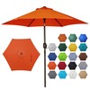 Blissun 7.5 ft Patio Umbrella, Yard Umbrella, Outdoor Market Umbrella