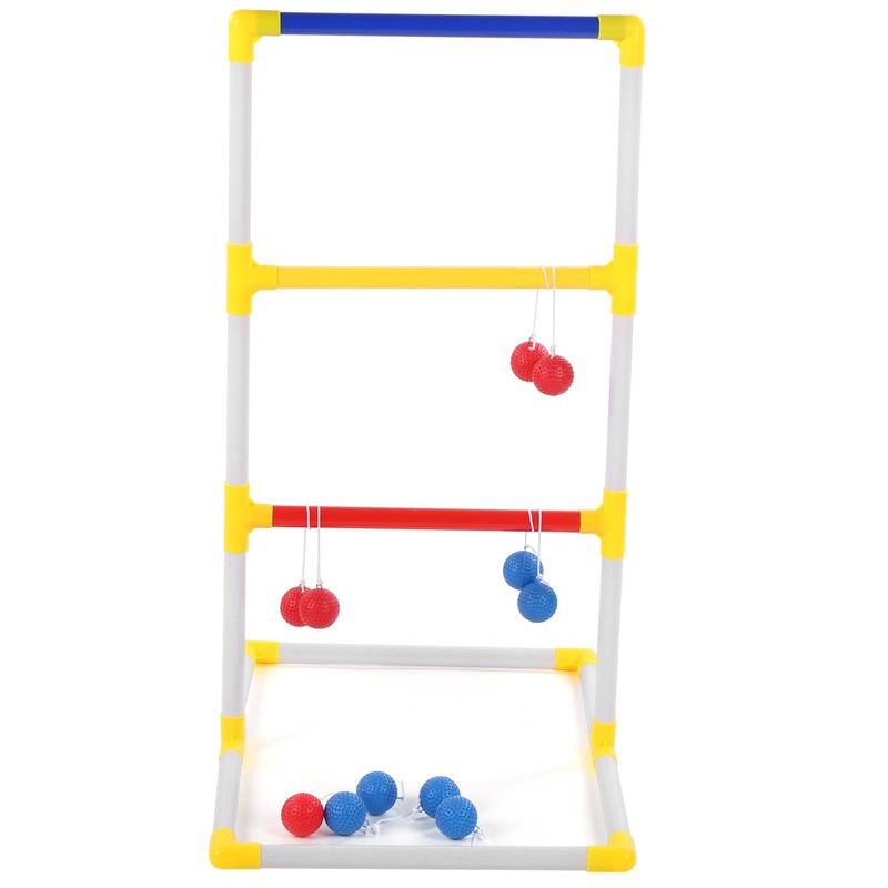 Portable Ladder Ball Toss Game Set Indoor Outdoor Patio Backyard