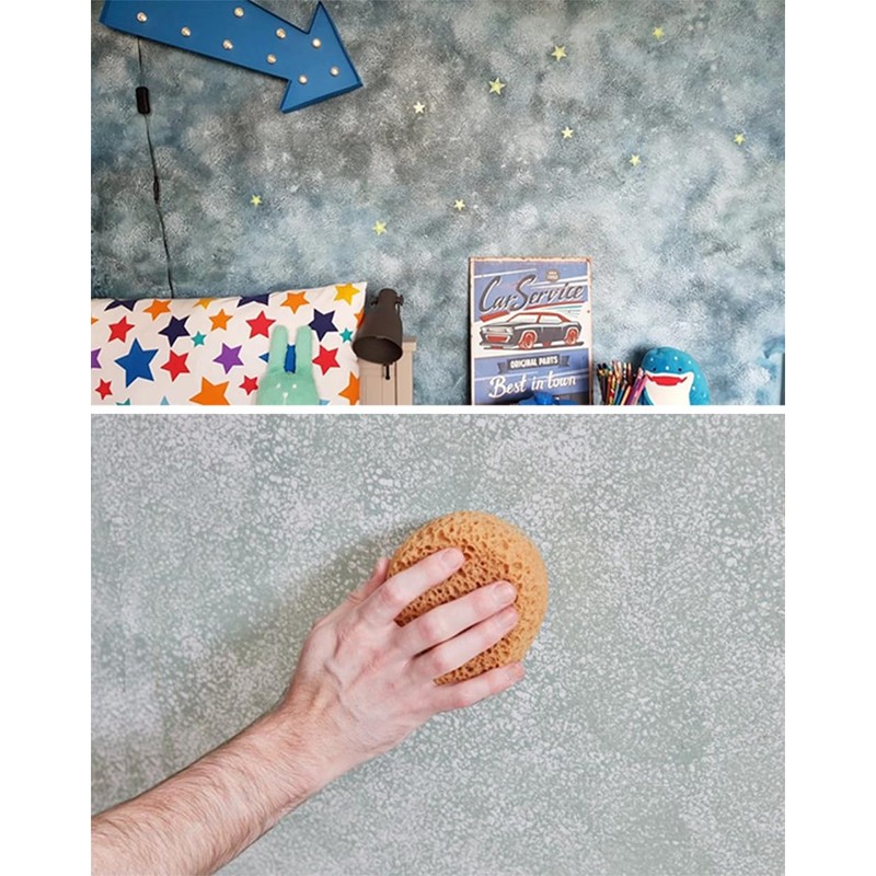 Knockdown Texture Sponge, Large 5.5x4.6x2.6'' Drywall and Wall Patch Ceiling