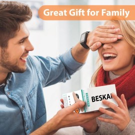BESKAR Foot Massager Roller for Plantar Fasciitis Relief, Portable, Deep Tissue Muscle
