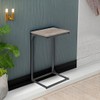 VASAGLE VASAGLE C-Shaped End Table, Side Table for Sofa, Couch