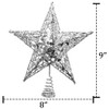 Nyicey Christmas Tree Star Topper, Xmas Tree Topper Glittered 5
