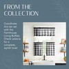 Elrene Home Fashions Farmhouse Living Buffalo Check Window Kitchen Tier
