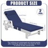 Tondiamo 2 Set Outdoor Chaise Lounge Cushions with Pillows and