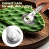 Cactus Peeler Spoon, Multifunctional Cactus Peeling Knife Stainless Steel Peeling