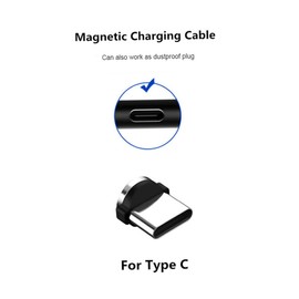 TEHAUX 15Pcs USB C Magnetic Connector Head Rotating Adapter Tip for Charging Accessories Premium Aluminum Magnetic Phone Adapter Compatible with USB C Devices