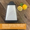 Four-Sided Cheese Grater - Box Grater, Parmesan Cheese Grater, Hand