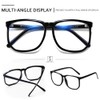 SHEEN KELLY TR90 Blue Light Oversized Safety Glasses Men Women
