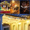 Lifreer 50PCS Christmas Light Clips, Gutter Hooks Outdoor Lights Hooks