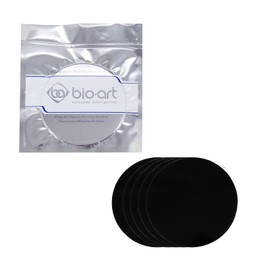 Dental Soft Splint, 5 Sheets 3.0 mm Dental Lab Splint Thermoforming Material for Vacuum Forming Machine φ134mm (Round, Black)