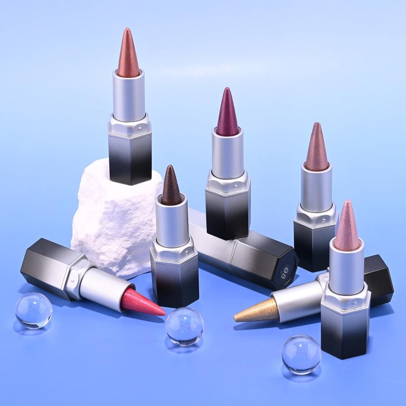 FeiCuiYun Champagne Metallic Lipstick & Lip Liner Combo For Women