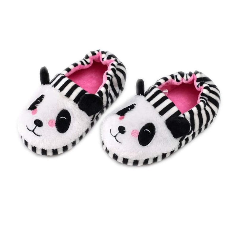 Girls Cute Slippers Fluffy Fuzzy Winter Warm Slippers Cartoon Animal