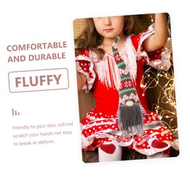 DOITOOL 12 Sets Shaggy Faux Fur Gnome Beard Decoration for DIY Crafts for Gnome Making Accessories Lightweight and Safe Material for Holiday Decorations and Festive Parties