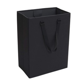 Household Essentials The Recycler Bag, Compact Recycling Center, 600D Polyester with Durable Chipboard Sides, Black