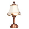 Miniature Lamp 1/12 Scale White 6cm Overall Height Battery Operated