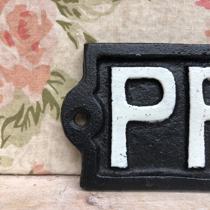 Darthome Ltd Antique Black Cast Iron Wall Mounted Garden Gate
