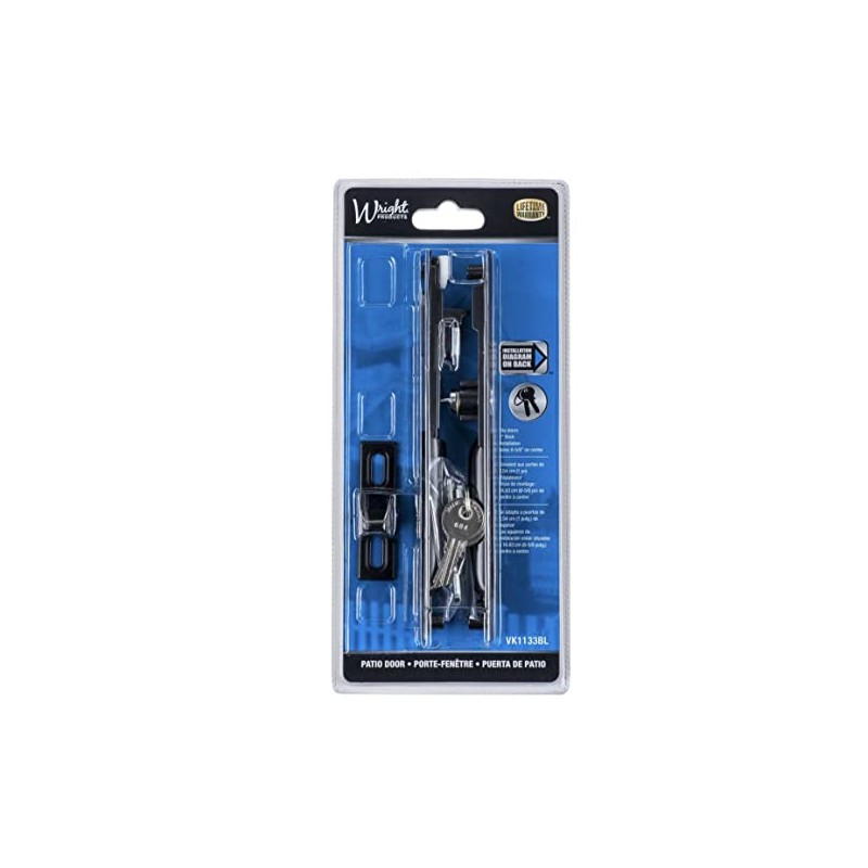 Wright Products - Replacement Keyed Sliding Flush Mount Patio Door