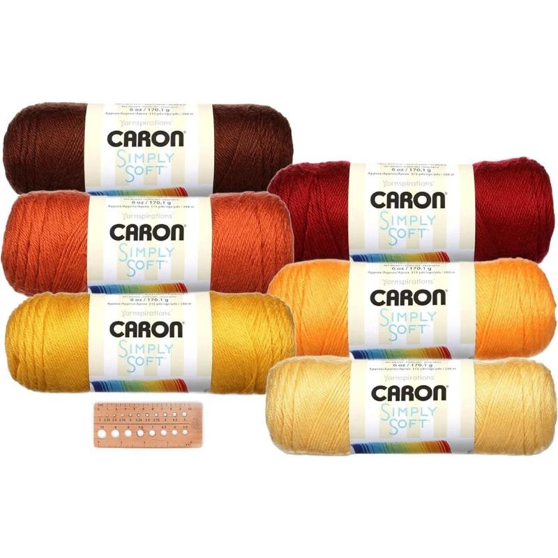 Caron Simply Soft Yarn Assortment (Neon):_Holiday