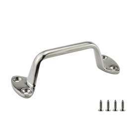 NRC&XRC Heavy Duty 316 Stainless Steel 6" （150MM） Marine Grade Boat Polished Marine Grab Handle Handrail W/Screws Boat Yacht Accessoies