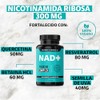NAD NR Nicotinamida Ribosa potenciado con Resveratrol, Quercetina, Betaina HCL