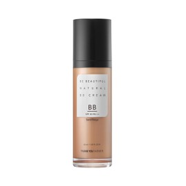 THANKYOU FARMER Be Beautiful Natural BB Cream Sand Beige SPF30 PA++ 40ml - Flawless Coverage, K-beauty Korean Makeup, Hydrating, Dermatologist Tested, Lightweight Formula