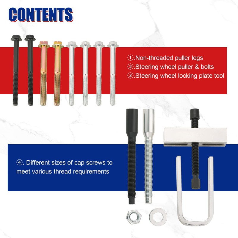 NYXOVA Car Steering Wheel Puller, Automotive Car Steering Wheel Puller