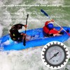 KENANLAN Unidirectional Inflatable Boat Air Pressure Gauge, Rubber Dinghy Barometer,