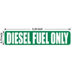 QuickMarine 40 Pcs Diesel Fuel & Gasoline Only Stickers for Oil Tank Can Truck Tractor Gas Cap Weatherproof Adhesive Decals