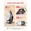 Sundu Steam Iron for Clothes with Rapid Heating Ceramic Coated