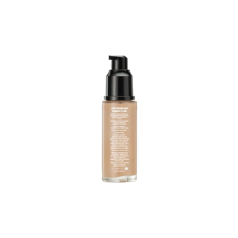 Renova Base de Maquillaje Liquido Larga Duracion Matte24, color Beige