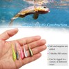 Dovesun Crappie Lures Kit, Fishing Soft Plastic lures Crappie Walleye