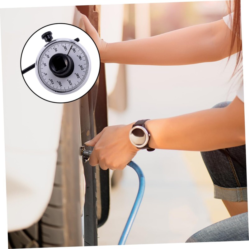 Operitacx Adjustable Torque Wrench Gauge for Accurate Angle Measurement Durable