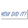 Acorn Sales - You Did It Rubber Stamp