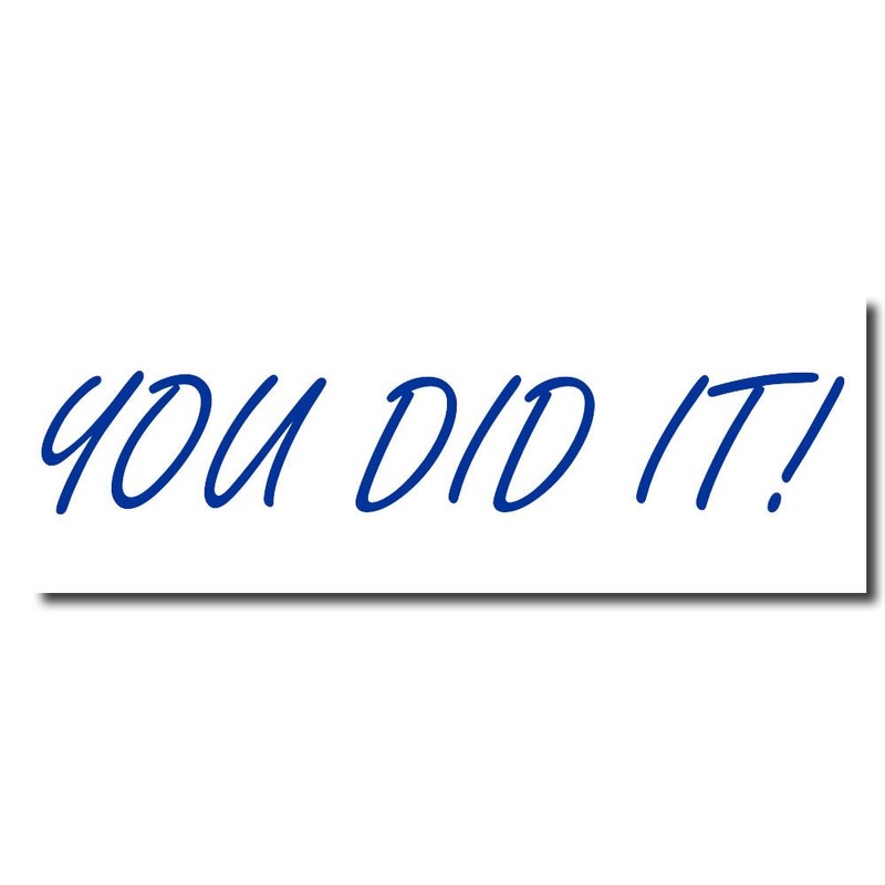 Acorn Sales - You Did It Rubber Stamp