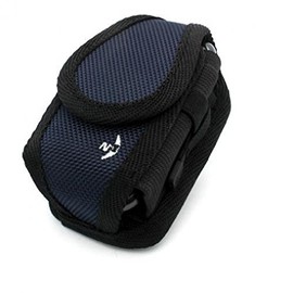 Blue Nite-Ize Rugged Cargo Side Case Cover Belt Clip Holster for Boost Mobile Sanyo Mirro SCP-3810 - Consumer Cellular Doro PhoneEasy 626 - Cricket HTC Desire C