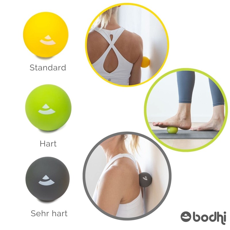 Fazien Massage Ball, Set of 3 (Soft/Medium Hard), Back, Buttocks