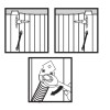 Everbilt 11 in. Black Adjustable Tension Self Closing Gate Door
