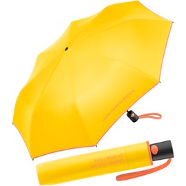 Benetton Mini AC Pocket Umbrella, Cyber Yellow