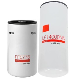 LF14000NN FF5776 Oil Change Kit Fuel Filter Water Separator Filter Compatible With Cummins Fit ISX 15L 16L Trucks